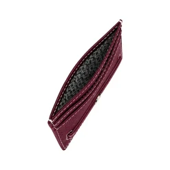 Aigner Wallets-Farah card case burgundy
