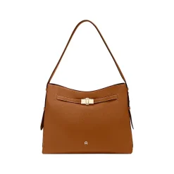 Aigner Bags-FARAH Hobo bag M cognac brown