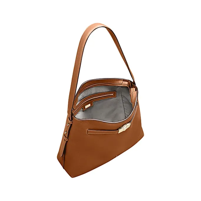 Aigner Bags-FARAH Hobo bag M cognac brown