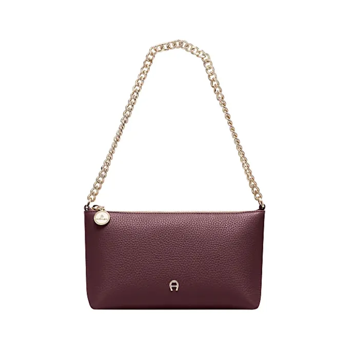 Aigner Leather Accessories-Fashion bag with chain port red