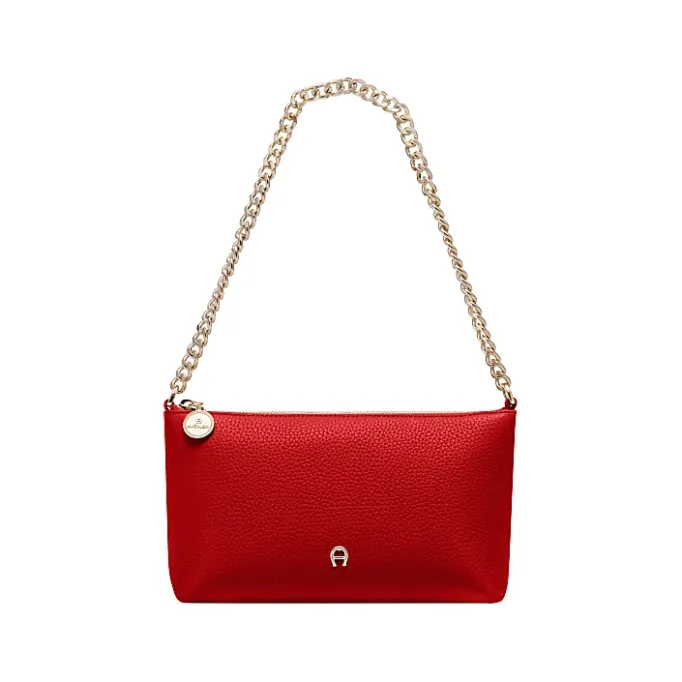 Aigner Leather Accessories-Fashion bag with chain lipstick red