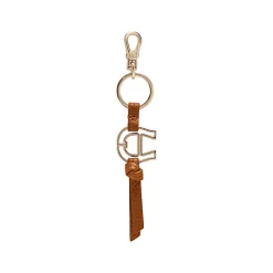 Aigner Keychains & Key Cases-Fashion pendant logo cognac brown