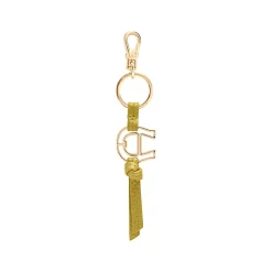 Aigner Keychains & Key Cases-Fashion pendant logo Golden Olive