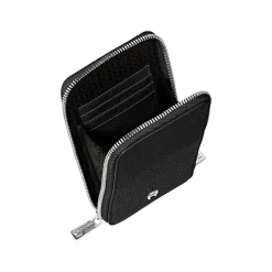 Aigner Leather Accessories|Phone Cases-Fashion Phone Pouch black