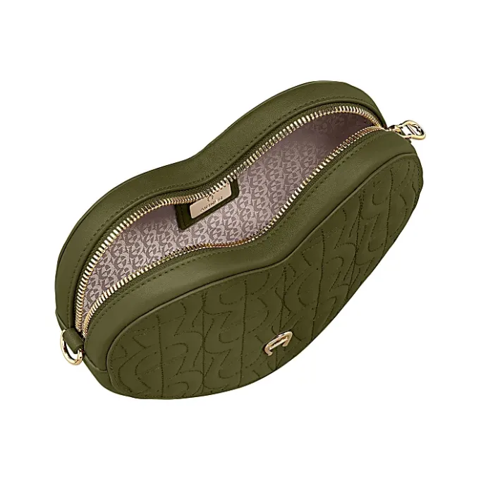 Aigner Bags-Heart Pouch dark olive