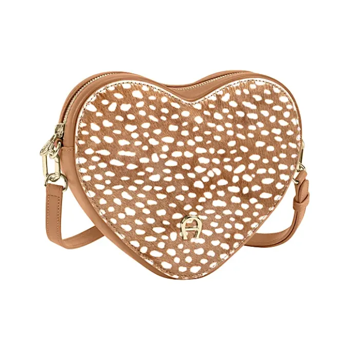 Aigner Bags-Heart Pouch Puntina Oat Beige