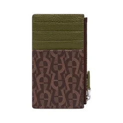 Aigner Wallets-Icon Cover card case dark olive