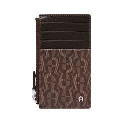 Aigner Wallets-Icon Cover card case ebony
