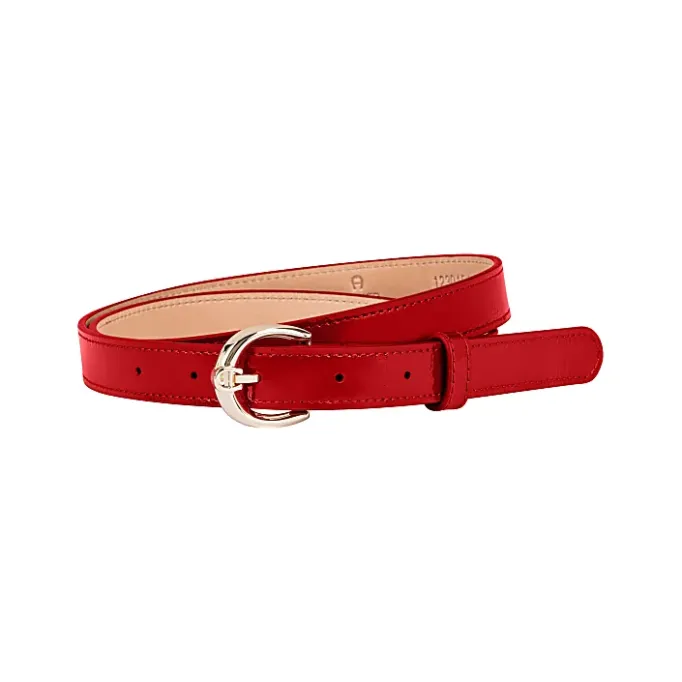 Aigner Belts-Ivy belt 2 cm lipstick red