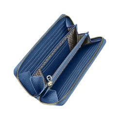Aigner Wallets-Ivy Bill and Card Case Porcelain Blue