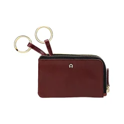 Aigner Keychains & Key Cases-KEY CASE antic red