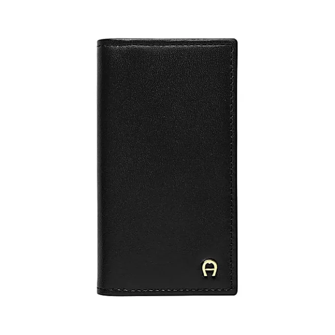 Aigner Keychains & Key Cases-KEY CASE black