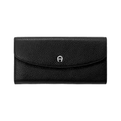 Aigner Wallets-Leather Banknote & Card Case black