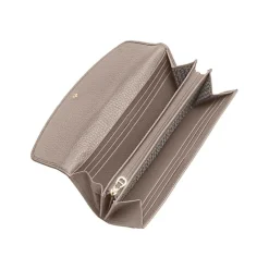 Aigner Wallets-Leather Banknote & Card Case taupe
