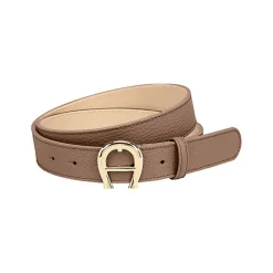 Aigner Belts-Logo Belt 3 cm Oat Beige