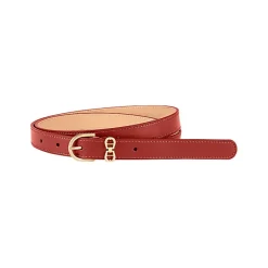Aigner Belts-Logo belt 2 cm burnt red