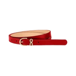 Aigner Belts-Logo belt 2 cm lipstick red