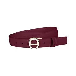 Aigner Belts-Logo belt 3 cm burgundy