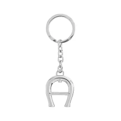 Aigner Keychains & Key Cases|Keychains & Key Cases-Logo Keyring silver coloured