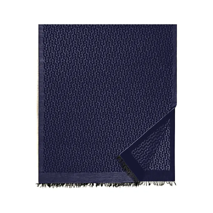 Aigner Foulards|Foulards-Logo scarf cosmic blue