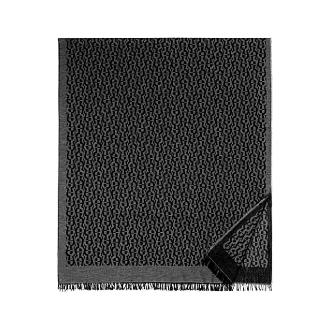 Aigner Foulards|Foulards-Logo scarf black