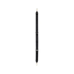Aigner Leather Accessories|Straps-Logo Shoulder Strap black