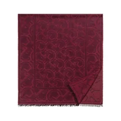 Aigner Foulards-Logo Stole burgundy