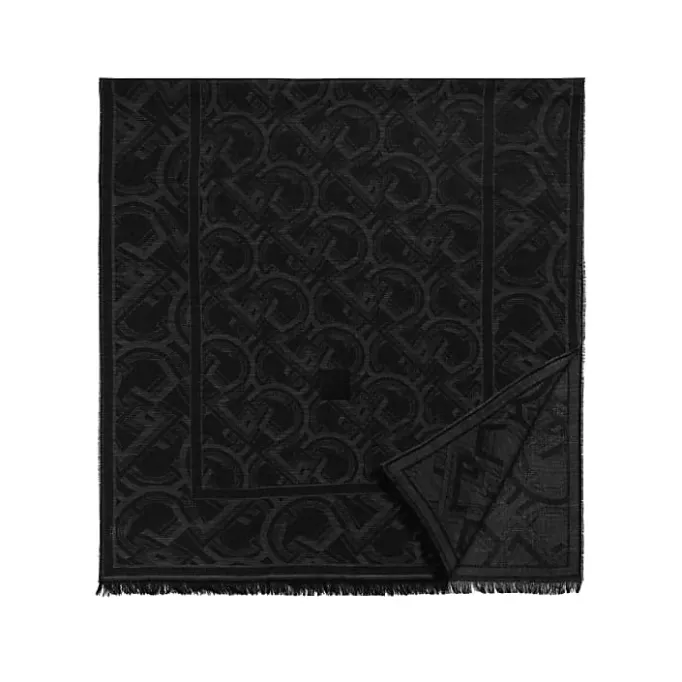 Aigner Foulards-Logo Stole black