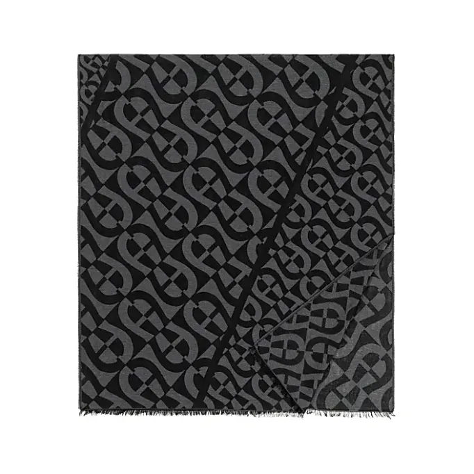 Aigner Foulards-Logo stole black