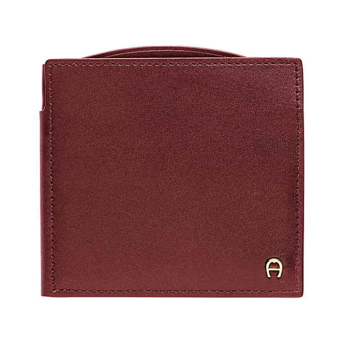 Aigner Wallets-Money Clip Wallet antic red