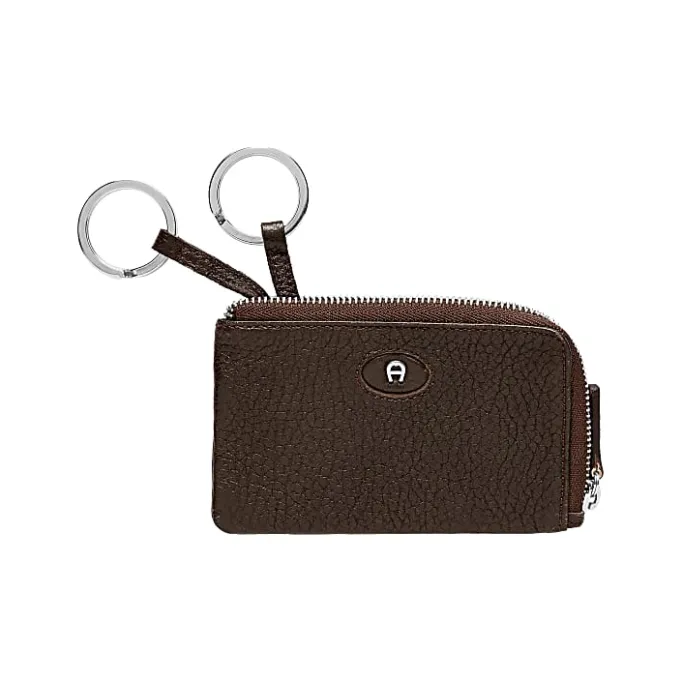 Aigner Keychains & Key Cases-NORTHERN LIGHTS KEY CASE ebony