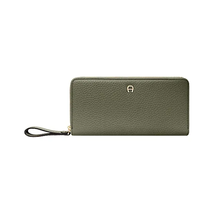 Aigner Wallets-Pura bill and cardcase moss green