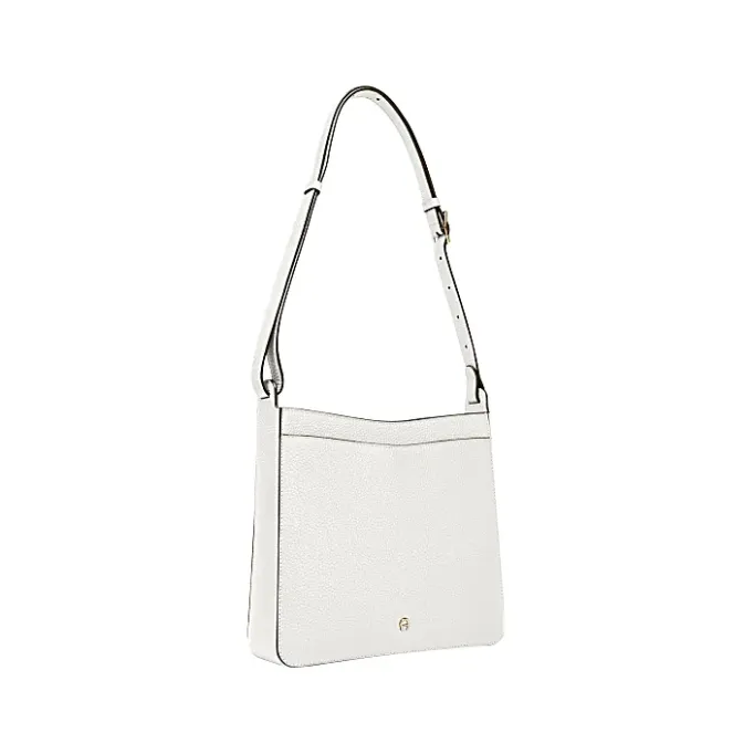 Aigner Bags-Pura hobo bag M cotton white