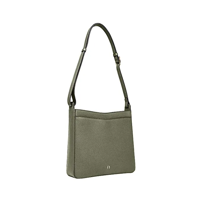 Aigner Bags-Pura hobo bag M moss green