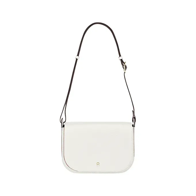Aigner Bags-Pura shoulder bag M cotton white
