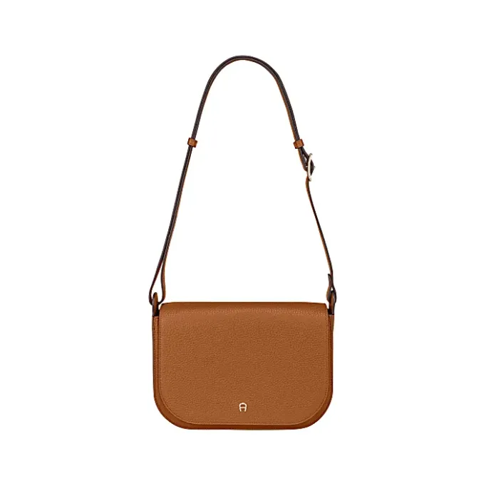 Aigner Bags-Pura shoulder bag M cognac brown