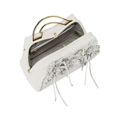 Aigner Bags-ROSALIA Evening Bag S cotton white
