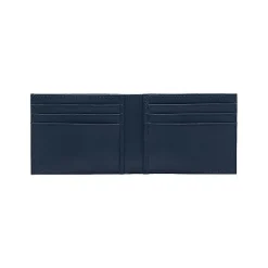 Aigner Wallets-Saffiano bill and card case midnight Blue