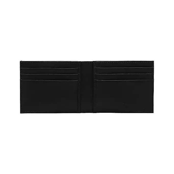 Aigner Wallets-Saffiano bill and card case black
