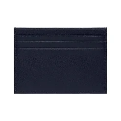 Aigner Wallets-Saffiano Card Case midnight Blue