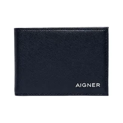 Aigner Wallets-Saffiano Wallet midnight Blue
