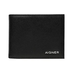 Aigner Wallets-Saffiano Wallet black