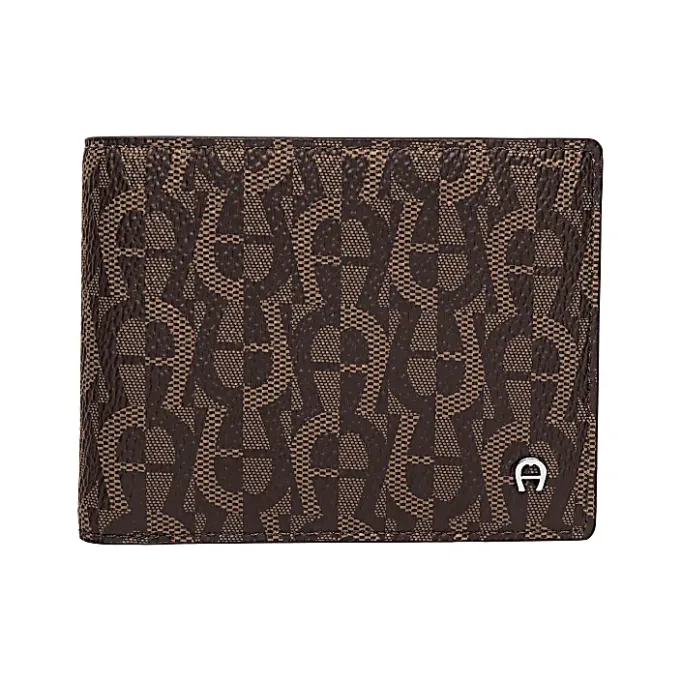 Aigner Wallets-Wallet Logo dark olive
