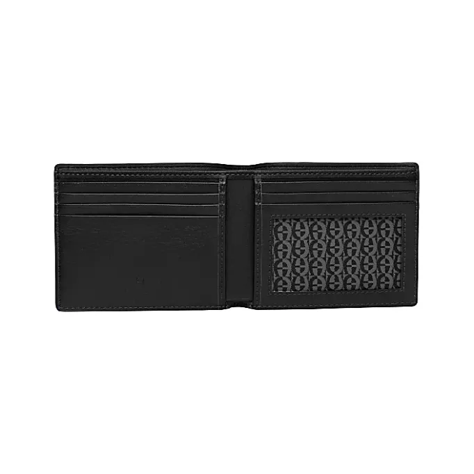 Aigner Wallets-Wallet Logo black