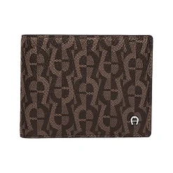 Aigner Wallets-Wallet Logo ebony