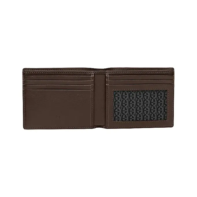 Aigner Wallets-Wallet Logo ebony