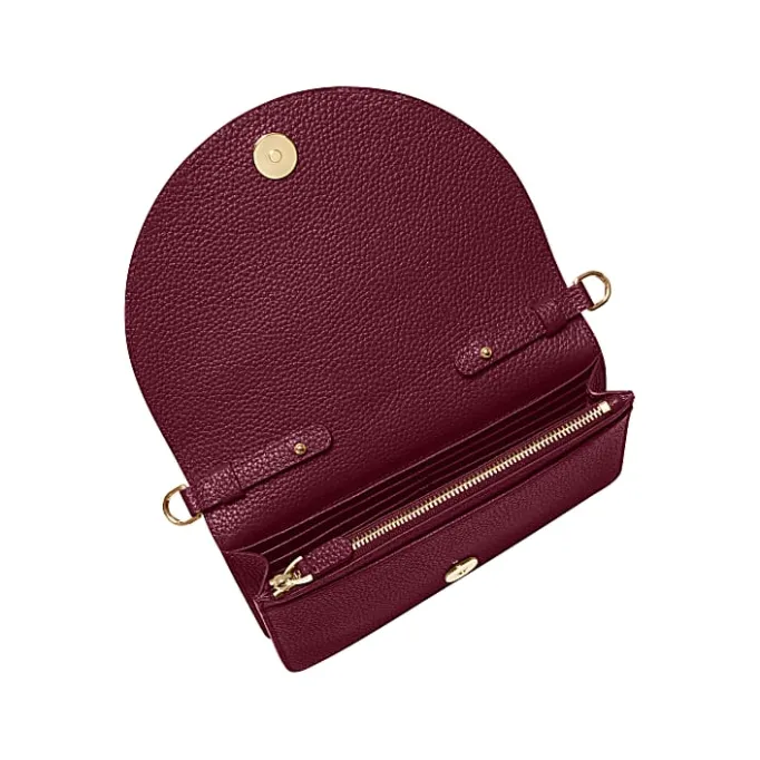 Aigner Leather Accessories-Wallet on Chain burgundy
