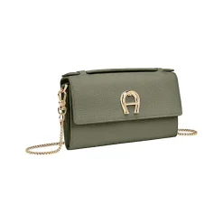 Aigner Leather Accessories-Wallet on Chain with Handle moss green