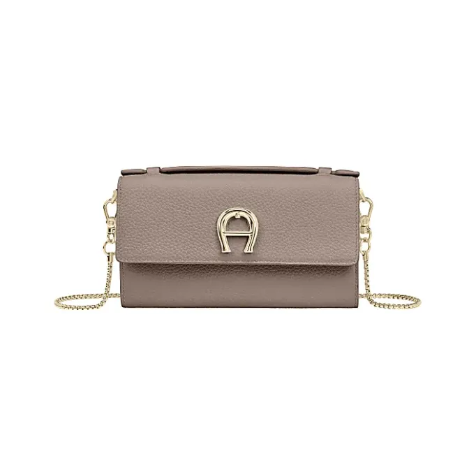 Aigner Leather Accessories-Wallet on Chain with Handle taupe