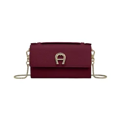 Aigner Leather Accessories-Wallet on Chain with Handle burgundy